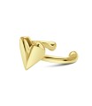 Heart Silver Ear Cuff EC-1369